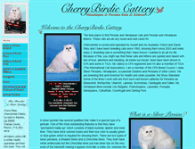 Tablet Screenshot of cherrybirdie.com